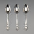 【On Hold】1916 British Antique Pure Silver Tea Spoon Set of 3 Total 55g Walker&Hall